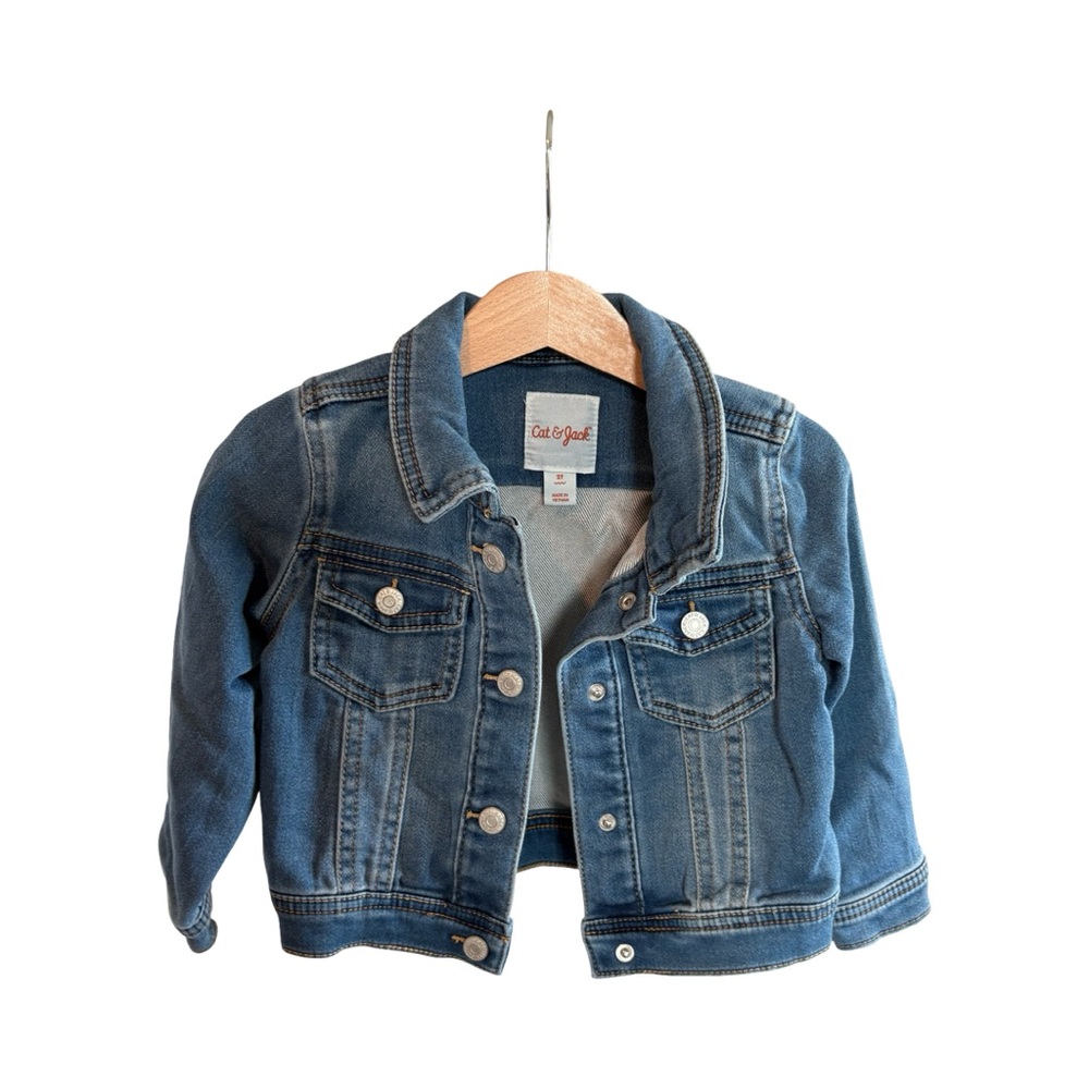 Cat & Jack Classic Blue Jean Jacket for Kids